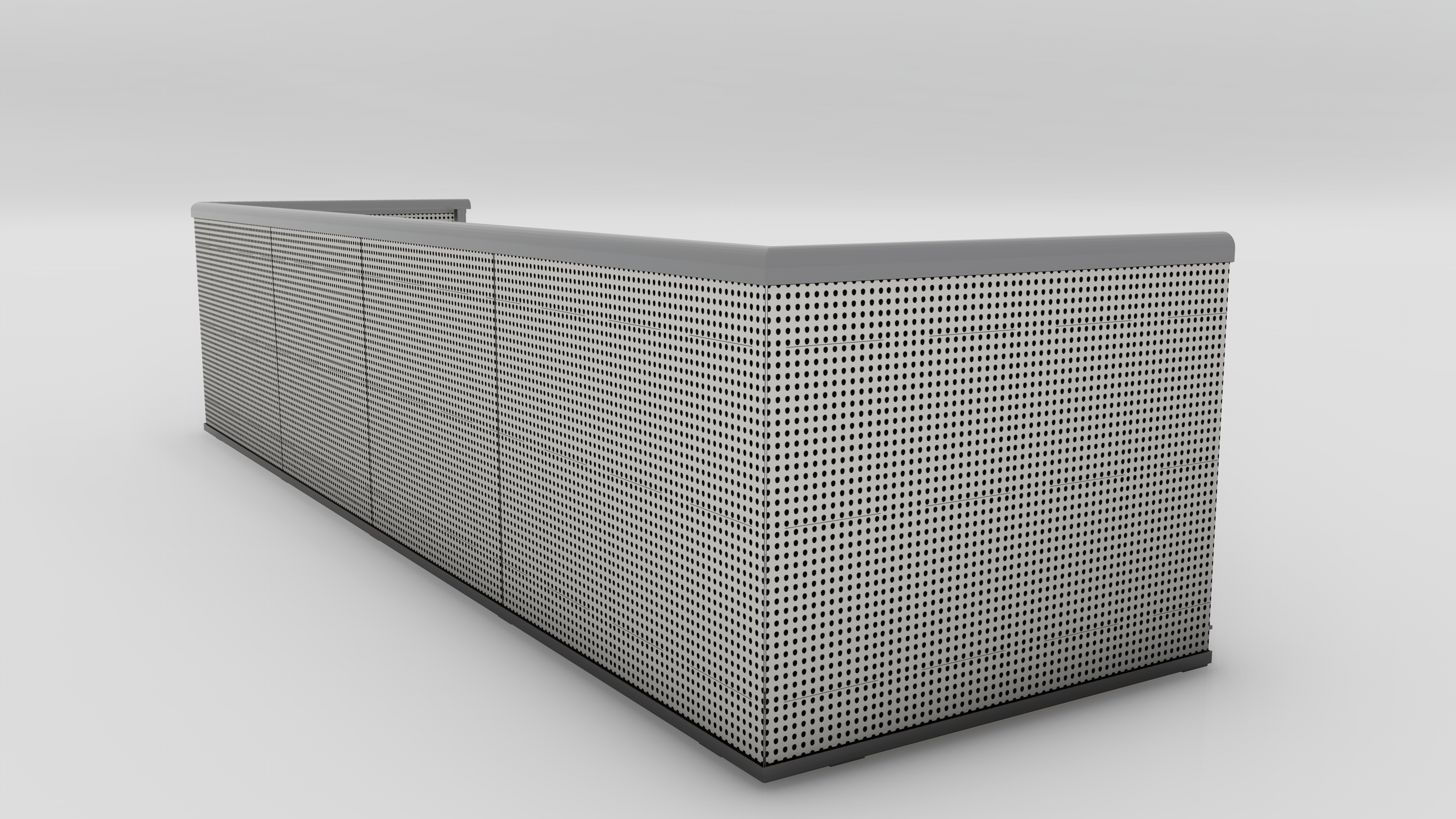 LRPP-0003_OverhungTopMountedPerforatedPanelSystem