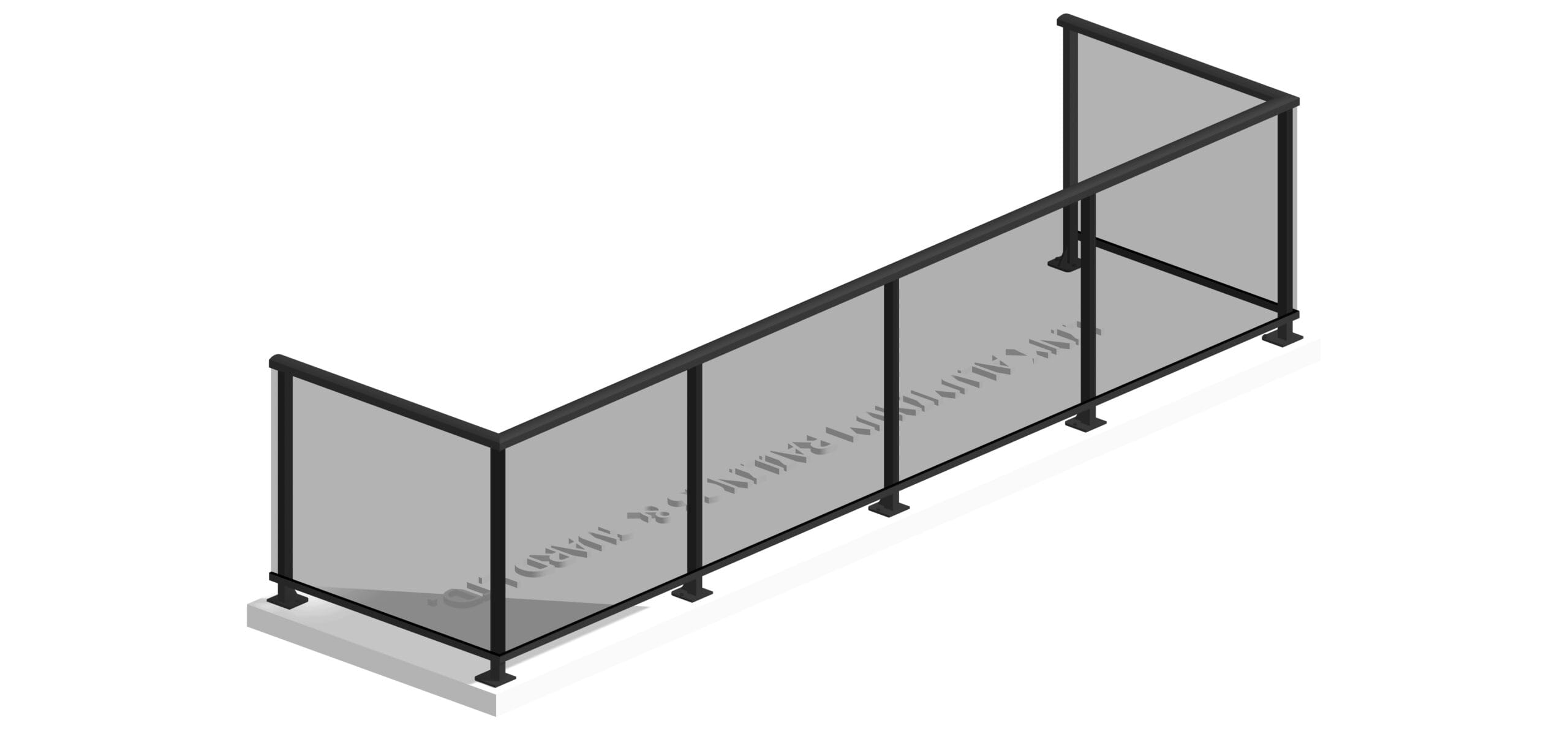 LRG-1001 Aluminum welded Glass system
